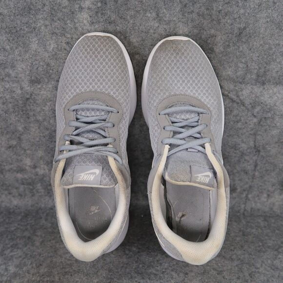 Nike Shoes Womens 9 Sneaker Tanjun Athletic Lifestyle Trainer Comfort Grey White - Picture 6 of 12